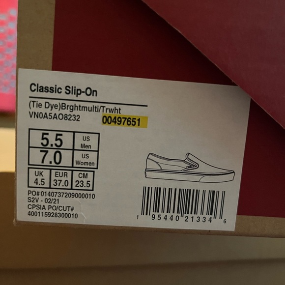 Tie Dye Vans - Picture 3 of 3